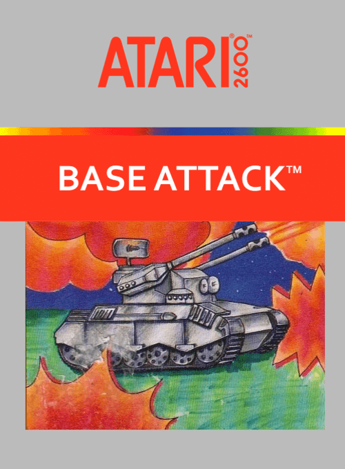 Gama Attack box art for Atari 2600